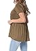 Levaca Women's Tops Short Sleeve High Low Hem Pleated Loose Casual Tunic Shirts