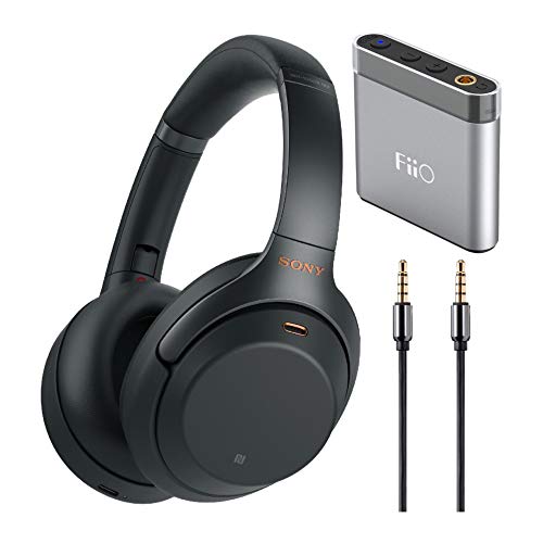 ایگرد | قیمت و خرید Sony WH1000XM3 Wireless Noise Canceling Over Ear  Headphones, Black (WH-1000XM3/B) with with FiiO A1 Silver Portable Amp and  3.5mm TRRS Audio \u0026 Microphone Cable