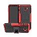 Galaxy J6 Plus Case Armor DWaybox Hybrid Rugged Heavy Duty Hard Back Cover Case with Kickstand for Samsung Galaxy J6 Plus/J6 Prime 2018/J4 Plus/J4 Prime 2018 6.0 Inch (Red)