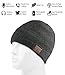 Wireless Bluetooth Beanie Headphone, Winter Knit Hat Slouchy Beanie Skully Cap with Musical Headset Speaker Headphones Mic for Teen Young Boys Girls Men Women Outdoor Sports, Grey