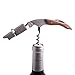 Professional Waiter Corkscrew - Premium All-in-one Wine and Beer Opener with Foil cutter, made of Natural Rosewood and Solid Stainless Steel with protective fabric bag and recycled paper gift box