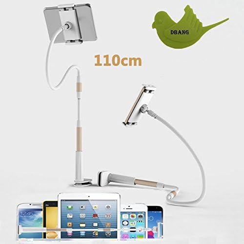 DBANG Cell Phone Holder, Universal Desktop Bed Flexible Long Arms Lazy Mount For IPAD/Tablets/Apple Iphone 6/Samsung Galaxy/GPS With Bird Shape DBANG Orange Peeler Gift(110CM)