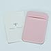 Magic Vosom Card Secure Holder Stick on Lycra Wallet Pouch Support iPhone 6 7 Samsung Galaxy and Blu Smartphones Pink