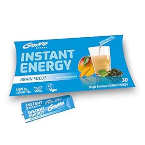 GoMo ENERGY® Brain Booster 100% natuurlijk│+ 80 mg cafeïne + 200 mg ginseng + 200 mg groene thee + 70 mg ginkgo biloba…