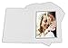 Golden State Art, Pack of 50, 5x7 Photo Folders, Cardboard Picture Frame, Paper Photo Frame Cards, Greetings/Invitation Cards, Special Events: Graduation, Christmas, Wedding (White)