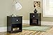 Tvilum Portland 1 Drawer Nightstand, Black