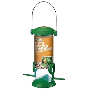 Gardman A04249 Flip Top Sunflower Hearts Feeder For Wild Birds