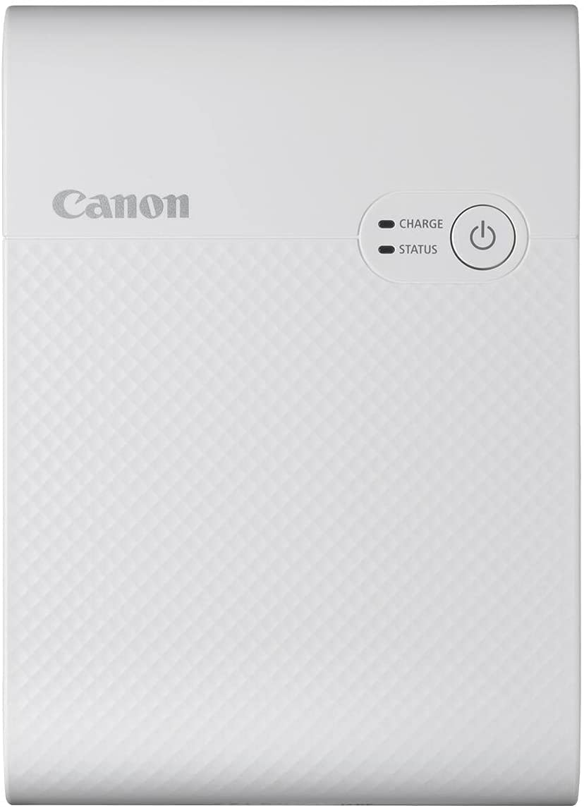 Canon SELPHY SQUARE QX10 Portable Wi-Fi Photo Printer, Creative Features - for Scrapbooking, Photo Albums, White