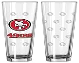 NFL Satin Etch Pint Glass Sets