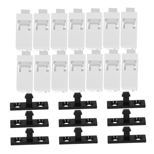SECFOU 30 Set Self Locking Replacement Buckles for Trash Cans Press Type Clip Latch for Garbage Bins Secure Waste Disposal Convenient Accessory for Household Use