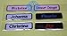 Rectangular 1 Line Custom Embroidered Name Tag Iron/Sew on Patch (Colors)