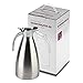 HOMKO Insulated Coffee Carafe - 68 oz Stainless Steel Thermal Carafe Coffee / 12 cup Thermal Pitcher / 12 Hour Heat Retention (Silver)