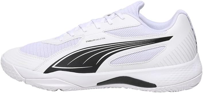 Solarflash III Chaussures d'intérieur Unisexes, Puma White Puma Black, 45 EU — photo 2 sur 7