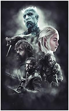 HK Prints Game of Thrones Wall Sticker (Vinyl_12x18 Inch_Multicolor)