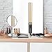 Flat Iron for Hair,GOOLEEN Professional Ceramic Hair Straightener 1 Inch Tourmaline 3D Floating Plates,2 in 1 Hair Curler and Straightener with Dual Voltage LED Display Adjustable Temperature 248-446℉