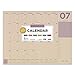 Kraft Color Themed Large Desk Pad Monthly 2019 - 2020 Calendar: July 2019 - June 2020 (Academic Year by 