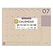 Kraft Color Themed Large Desk Pad Monthly 2019 - 2020 Calendar: July 2019 - June 2020 (Academic Year Desktop Calendar, Planning Blotter) by 