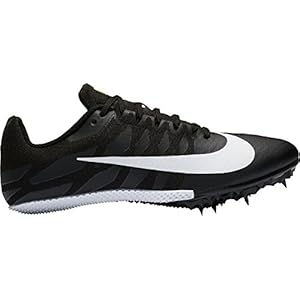 Nike Women’s Zoom Rival S 9 Track and Field Shoes (12, Black/White)