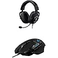 Logitech G502 Hero Wired Gaming Mouse + G Pro X Gaming Headset Bundle - Black