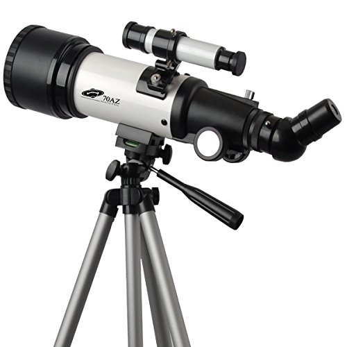 Gosky 70mm AZ Astronomy Telescope 70400 Refractor Travel Scope for