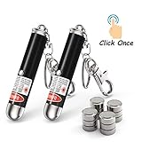 FYNIGO Cat Toys Teaser Wand,Interactive Toys for Cats and Dogs,Once Press Switch Design(2 Pack)