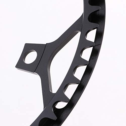 LEIPUPA Single Speed Crankset 170mm Crankarms + 130mm BCD Bike Chainring - 19 Style Available - Black 53T