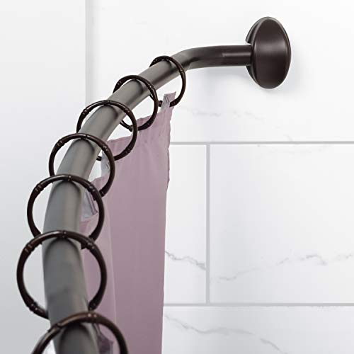 Zenna Home Shower Curtain Rod, 44"72", Bronze Pricepulse