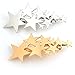 QTMY 2 PCS Metal Stars Hairpin Hair Clips Hair Accessories