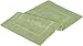 Utopia Towels Cotton Banded Rug, Bath Mats, Not a Bathroom Rug, 21 by 34 Inches, 100% Ring Spun Cotton, Highly Absorbent Shower Bathroom Floor Mat, Sage Green, 2 Pack