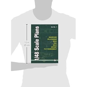 Dauntless, PZL.23 Karas, SKUA, ROC, MiG-3, Defiant, P-47 Thunderbolt (Scale Plans)
