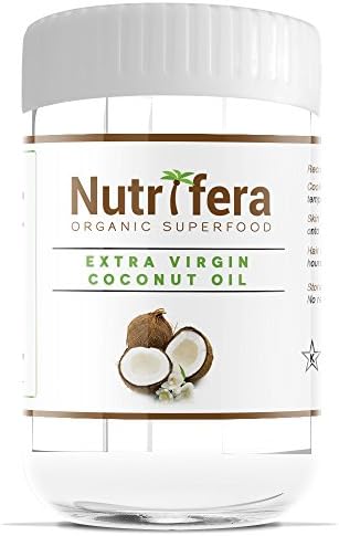 Nutrifera Cold Pressed Extra Virgin Coconut Oil 16 Fl Oz.