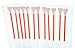Alpha 17mm Premium Sensor Cleaning Swabs (12pk) (Red)