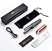 Deogra Cordless Mini Flat Iron USB Rechargeable Hair Straightener Ceramic Tourmaline Straightening Iron with 3D Floating Plates Portable for Travel Incl Heat-resistant Storage Pouch Black