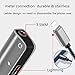 Headphone Jack Adapter Dongle for iPhone Xs/Xs Max/XR/ 8/8 Plus/X (10) / 7/7 Plus Adapter to 3.5mm Jack Converter Car Charge Accessories Cables & Audio Connector 2 in 1 Earphone Splitter Adaptorthumb 3