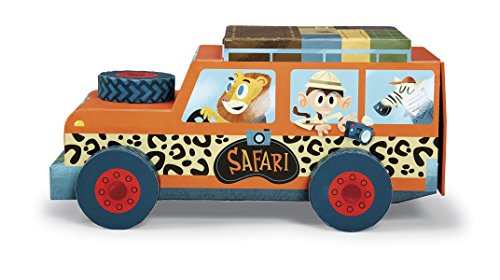 Crocodile Creek Safari Truck 24 Piece Jigsaw Puzzle + Vehicle Play Set - Thumbnail 4