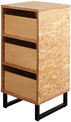 Semi Tu Osb合板 チェスト 北欧 脚付き カラーボックス 店内限界値引き中 セルフラッピング無料 3段 ボックス Tu 引き出し Diy 木製 収納