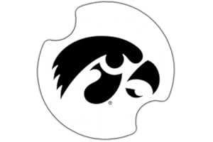 Thirstystone University of Iowa Car Cup Holder Coaster, 2-Pack (DUIA)