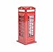 D-Foxes Delicate Britain Metal Alloy Money Coin Spare Change Piggy London Street Red Telephone Booth Bank Souvenir Gift Model Box Jar (Large)
