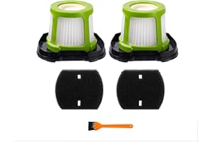 Triple Level Filter Kit for Bissell Pet Hair Eraser 2284W 2389 2390 2390A,2390C Cordless Handy Vacuum Replacement Parts(2 Set