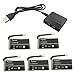Fytoo 5PCS 3.7V 300mAh Lithium Battery with 5-in-1 Charger for H36 E010 GoolRC T36 NIHUI NH010 F36 Quadcopter Spare Parts Drone Battery Charger