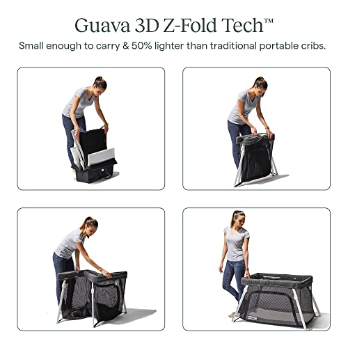 Guava Family Lotus Travel Crib Certified Baby Safe Portable Crib with