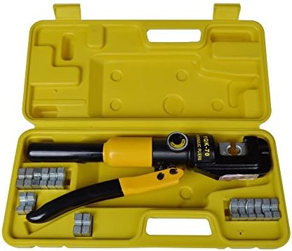 Oshion 10 Ton Hydraulic Wire Battery Cable Lug Terminal Crimper Crimping Tool 9 Dies