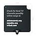 NoCable 50 - Indoor Amplified TV Antenna NoCable | 30-50-mile Range, 12ft Detachable Cable + Free TV Life + Reversible, Ultra Flat, Digital High Definition HD DTV Antenna. Easy Install