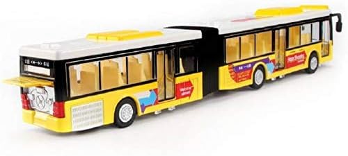 XENITH Long Size Die Cast Metal Body Luxury Bus Toy with Light and Sounds Effects for Kids (Multicolour)
