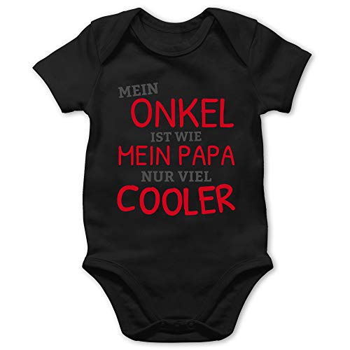 Shirtracer Statement Sprüche Baby Mein Onkel ist wie Mein Papa nur