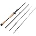 Fiblink 4 Pieces Travel Casting Rod Graphite Baitcasting Fishing Rod Portable Fishing Rod Baitcaster