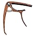 HQzon Wood Grain Capo for Guitar & Electric Guitar Ukulele Banjo Mandolin Bass