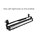 iJDMTOY 20-22 Inches Straight LED Light Bar Lower Bumper Grill Opening Mounting Bracket Compatible with 2011-2016 Ford F-250 F-350 F-450