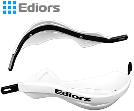 Ediors® Handlebar Hand Brush Guards for Honda Motocross Off-road ATV Dirt Bike Dualsport Motorcycle MX XL XR CRF 200 250 350 400 450 500 600 650 (White)