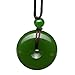 Parma77 Donut Green Pendant Necklace Jewelry Lucky Protection Powers Amulet